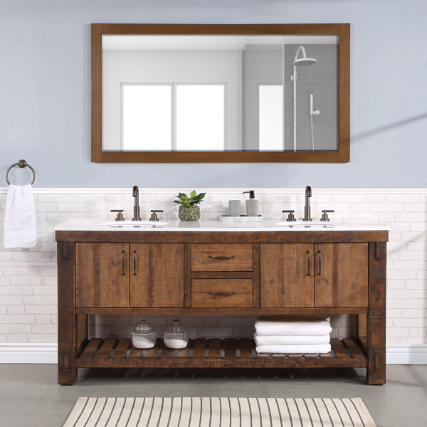 Bromley 72" Double Bathroom Vanity Set & Reviews Birch Lane
